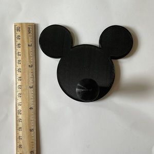 Mickey Mouse Black Wall Hanger Hook Robe Jacket Leash